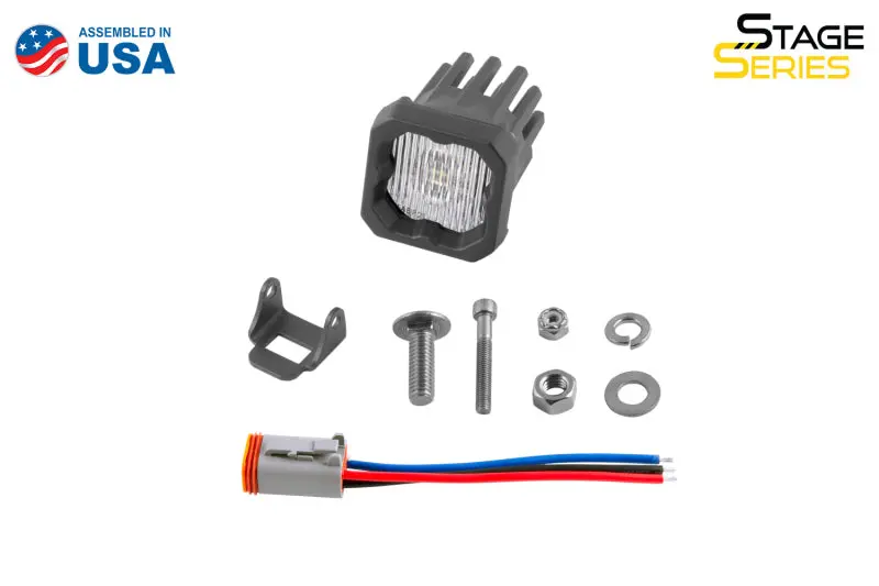 Diode Dynamics Stage Series C1 Led Pod - White Sae Fog Standard Abl Each 2