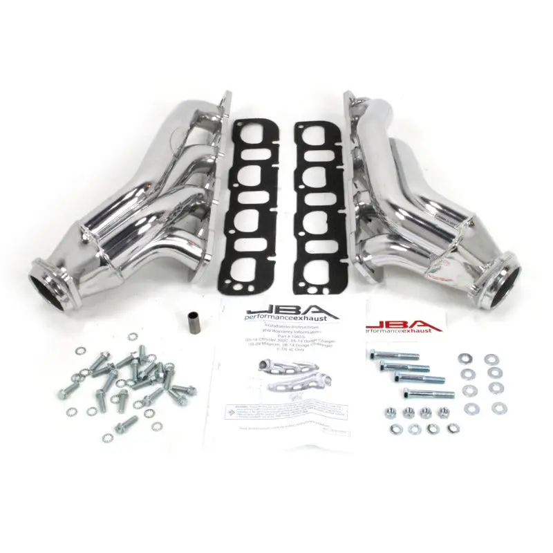 Jba Silver Ceramic-Coated 1 7/8" Primary Header For 2005-2014 Chrysler 6.1L & 6.4L Hemi Engines 1