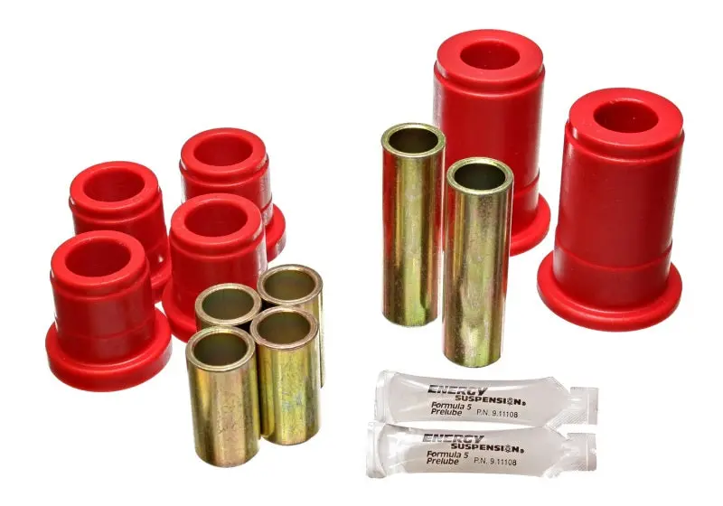 Energy Suspension Red Polyurethane Control Arm Bushings For Dodge Vans 1