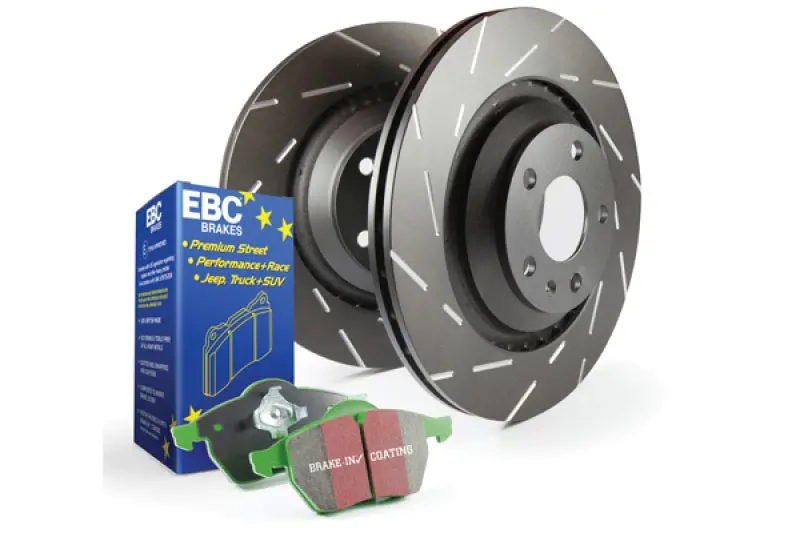 Ebc S2 Brake Kit – Greenstuff Performance Pads Paired With Usr Drilled & Slotted Rotors 1