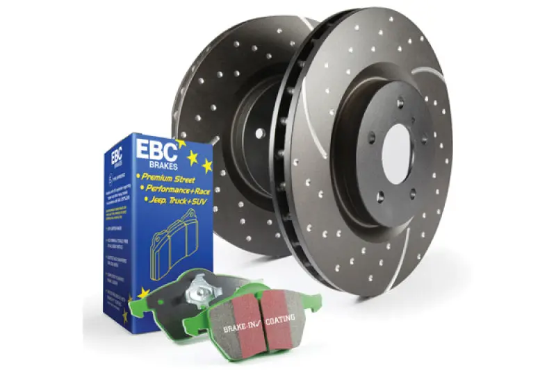Ebc S3 Brake Kit – Greenstuff Performance Pads And Slotted Gd Rotors 1