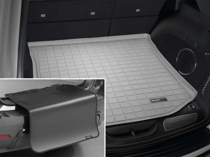 Weathertech 2011+ Jeep Grand Cherokee Cargo With Bumper Protector - Grey 1