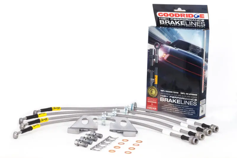 Goodridge Stainless Steel Brake Line Kit – Direct-Fit For 2015–2017 Chevrolet Ss 1