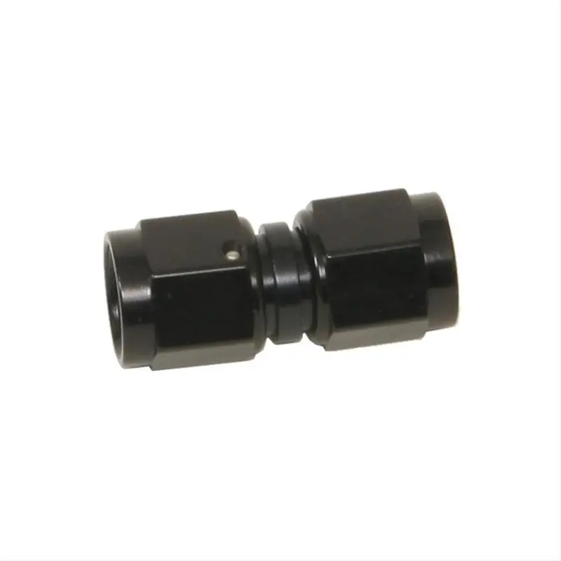 Fragola -6An To -8An Female-To-Female Adapter Fitting – Black Anodized 1