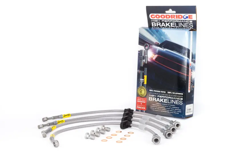 Goodridge Stainless Steel Brake Lines For 1998–2000 Honda Accord – Rear Disc Brake Conversion Kit 1