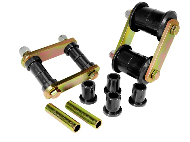Prothane Heavy-Duty Shackle Bushings For 1970–1974 Amc Amx & Javelin – Black Polyurethane 1