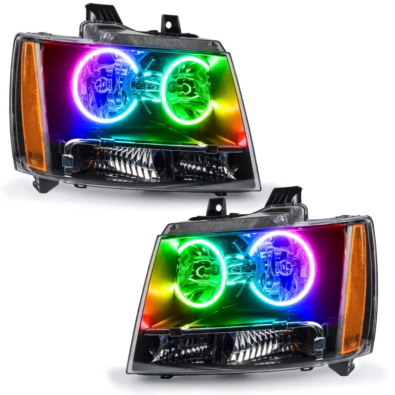 Oracle Colorshift Smd Headlights – Pre-Assembled, Fits 2007–2013 Chevrolet Avalanche (Controller Not Included) 1