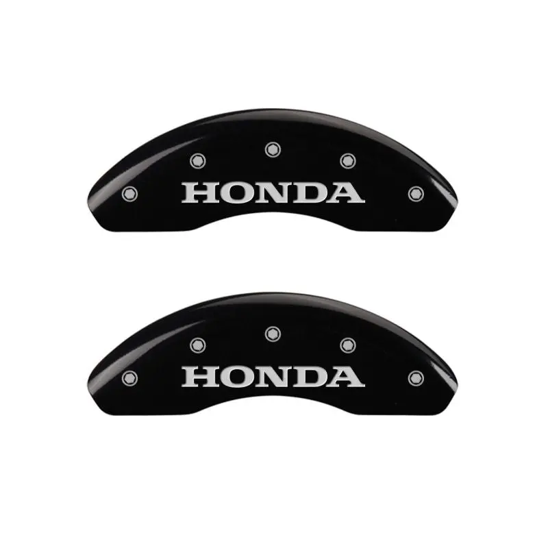 Mgp Engraved 4-Piston Caliper Covers – Front Honda Logo, Rear H Logo, Black Finish With Silver Accent 1