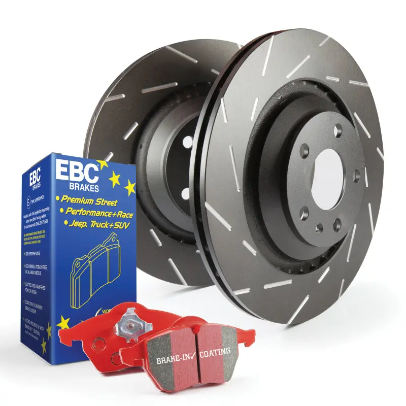 Ebc Redstuff Performance Brake Kit – S4 Series Pads And Usr Drilled & Slotted Rotors 1