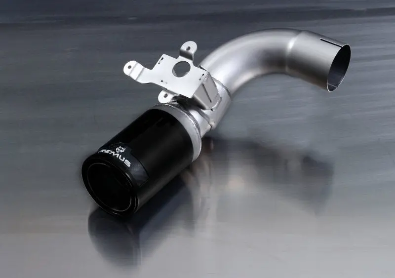 Remus Sport Exhaust Tailpipe Set For 2014 Bmw M235I F22 Coupe – 84Mm Diameter, Black Chrome, Carbon Fiber Inserts 1