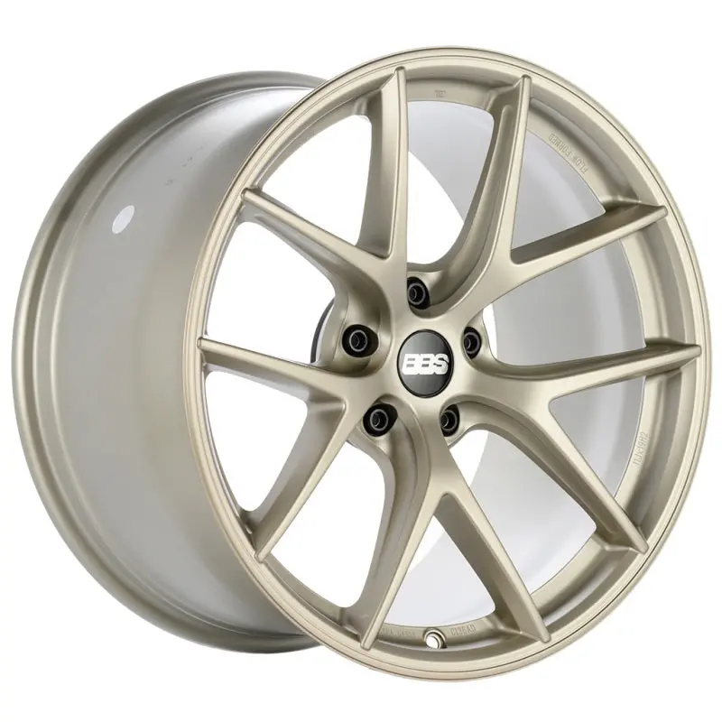 Bbs Ci-R Satin White-Gold Forged Alloy Wheel – 19X12 Inch, Et60.5, Face 3 Design 1