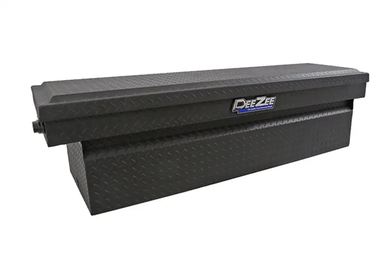 Deezee Universal Blue Crossover Truck Toolbox – Single-Lid Design With Textured Black Finish 1