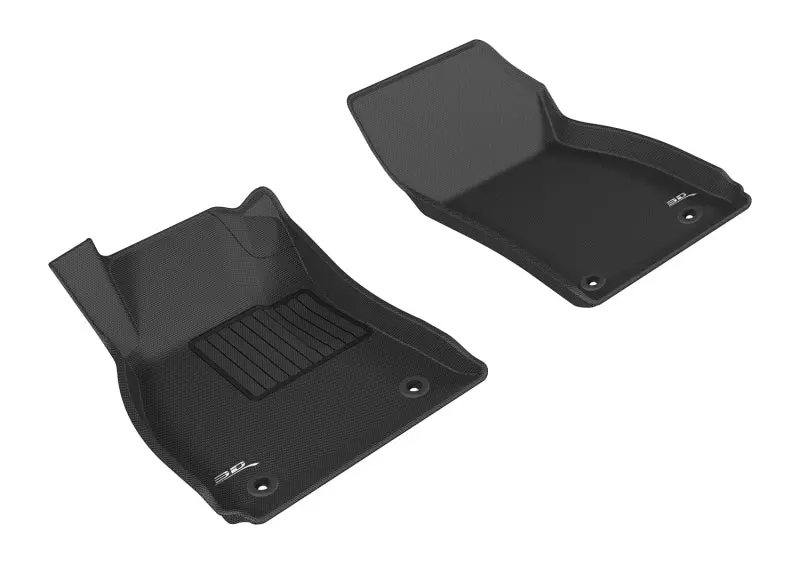 3D Maxpider First-Row All-Weather Floor Mat For 2010–2016 Buick Lacrosse – Black 1