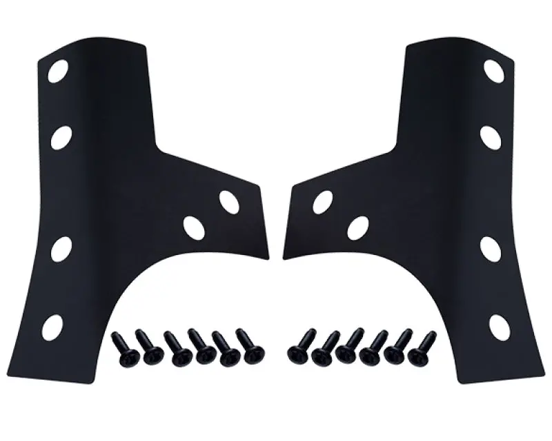 Kentrol 07-18 Jeep Wrangler Jk Windshield Support Overlays Pair - Textured Black 1