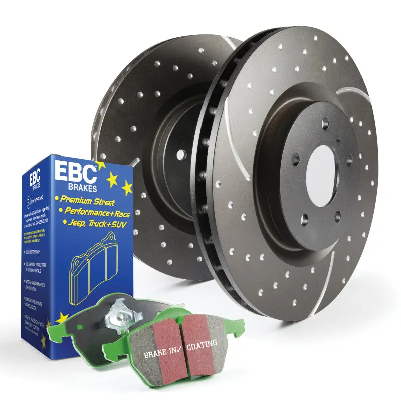Ebc S3 Brake Kit – Greenstuff Performance Pads And Slotted Gd Rotors 2