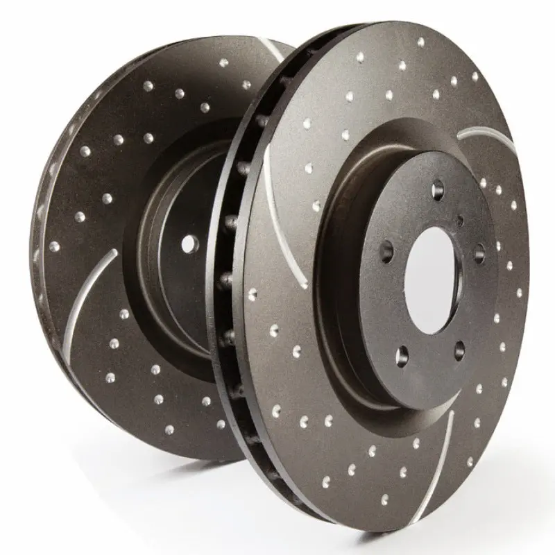 Ebc Gd Sport Drilled & Slotted Rotors For 2016+ Lexus Gs200T 2.0L Turbo 1