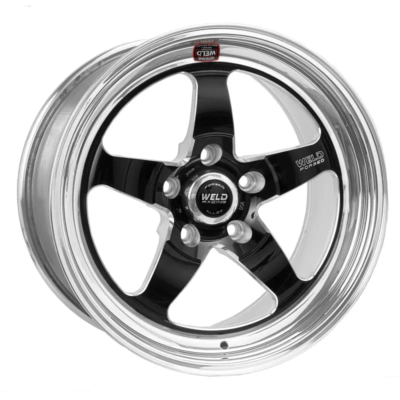 Weld S71 17X13 / 5X4.5 Bp / 4.7In. Bs Black Wheel (High Pad) - Non-Beadlock 1