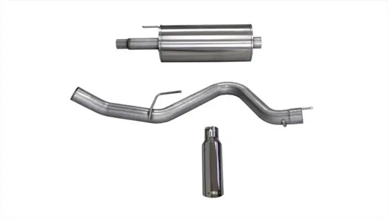Corsa Cat-Back Exhaust System For 2015–2017 Ford F-150 5.0L V8 – Single-Side Exit With 4-Inch Polished Tip 1