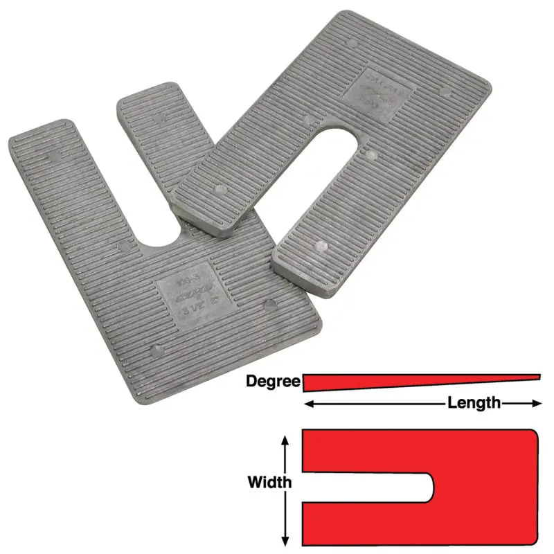 Spc Performance Al Shims 3.5X6.25X3 Deg.(6) 1