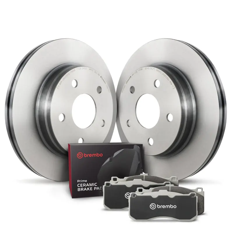 Brembo Oe Replacement Front Disc Brake Kit For 2003–2011 Saab 9-3 1