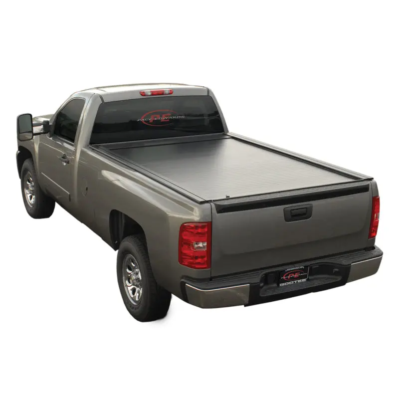 Pace Edwards Jackrabbit Full-Metal Tonneau Cover For 2005–2015 Toyota Tacoma Double Cab (5'1" Bed) – Matte Finish 1
