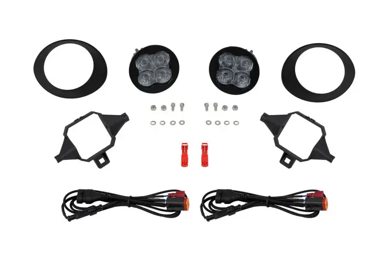 Diode Dynamics Ss3 Pro Fog Light Kit With Sae Certification – White Led Output, Type Ts Housing 1