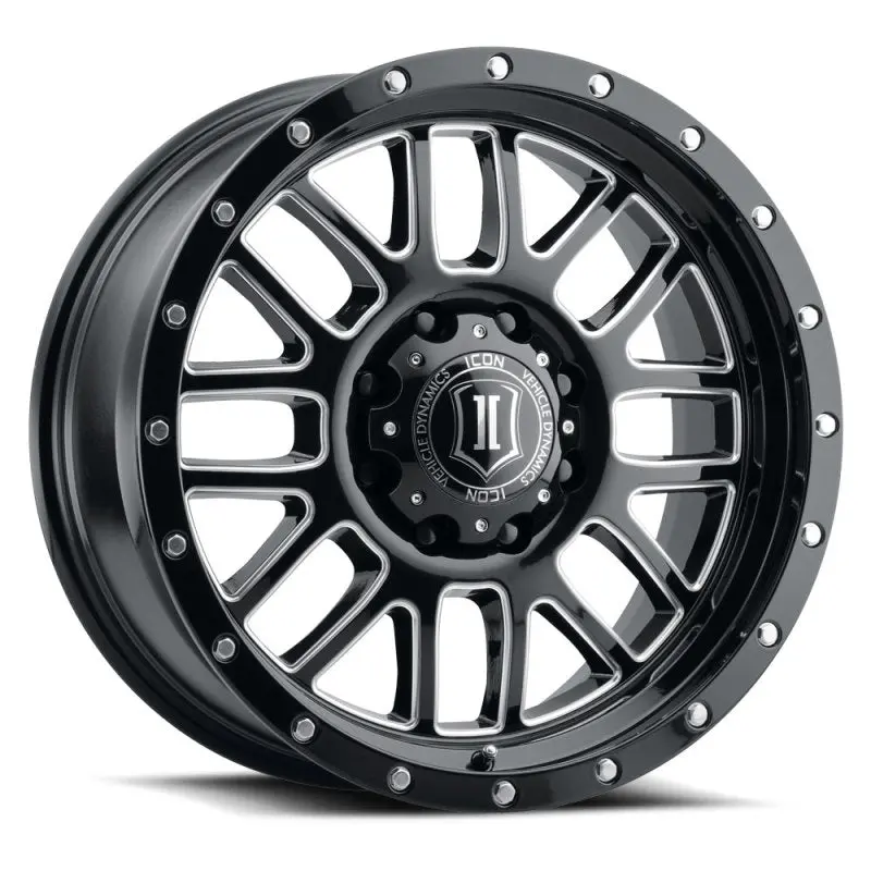 Icon Alpha Gloss Black Milled Spoke Wheel – 20X9 1
