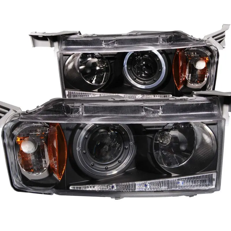Anzo Black Halo Projector Headlights For 2004–2007 Scion Xb (Gen 2) 1