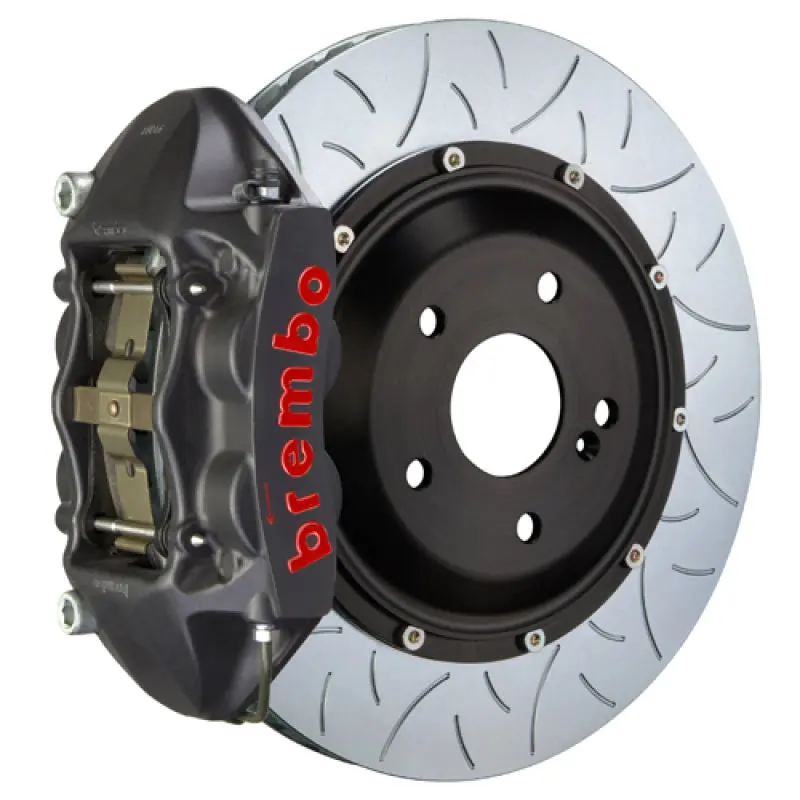 Brembo Gts Big Brake Kit For 1997–2004 Porsche Boxster S (986) – Rear, Slotted 345X28 Rotors, 4-Piston Calipers 1