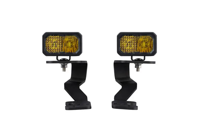 Diode Dynamics 2022 Toyota Tundra C2 Pro Stage Series Ditch Light Kit- Yellow Combo 1
