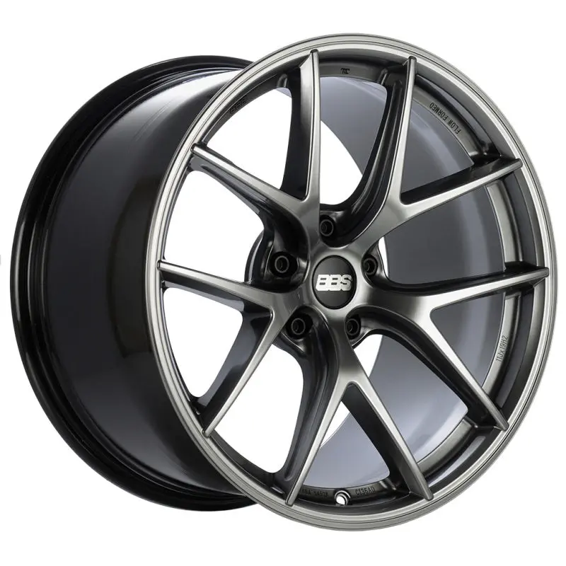 Bbs Ci-R Forged Alloy Wheel – 19X11.5", Et65, Gloss Diamond Black Finish, Face 2 Design 1