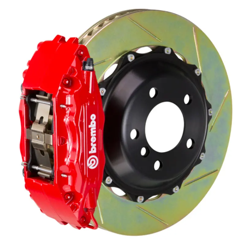 Brembo Gt Big Brake Kit – Front 6-Piston Calipers With 355X32Mm Slotted 2-Piece Rotors For 2007–2015 Audi Tt/Tts 3.2L 1