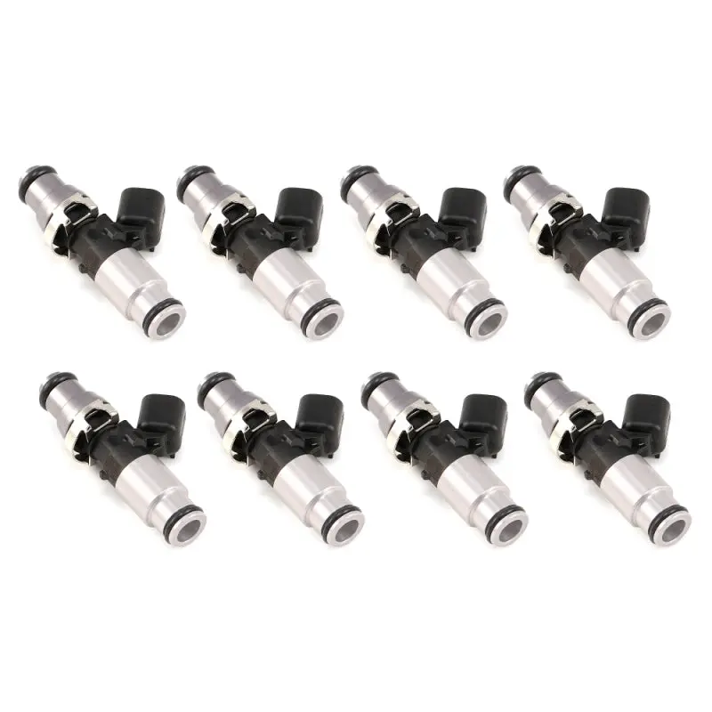 Injector Dynamics 1050Cc Fuel Injectors – 60Mm Length, Grey Top / Blue Bottom, Set Of 8 1