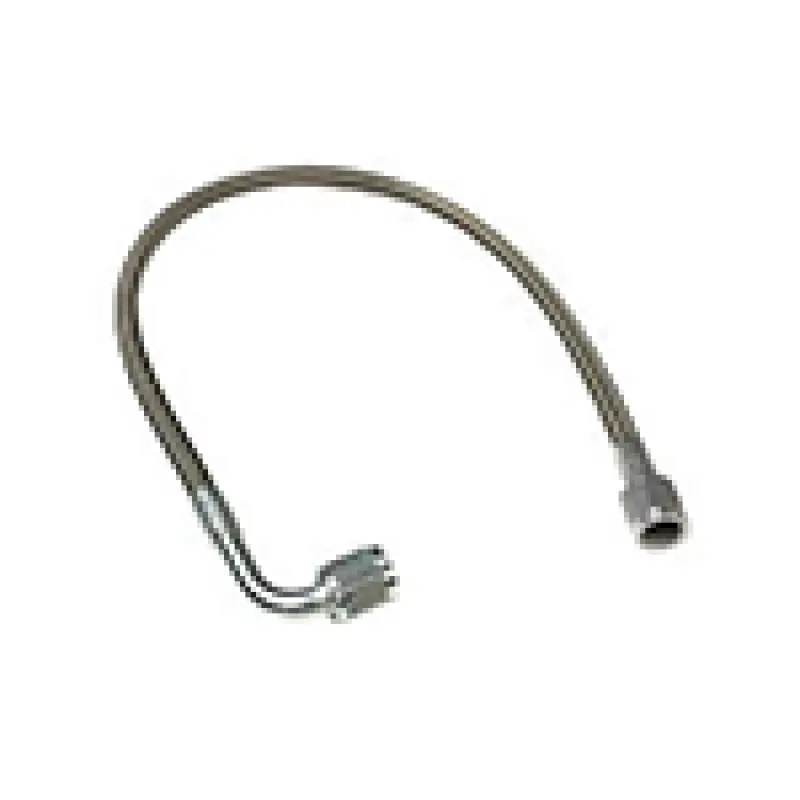 Fragola Ptfe Braided Stainless Steel Hose Assembly – -4An, Straight-To-90° Fitting, 40-Inch Length, Black 1