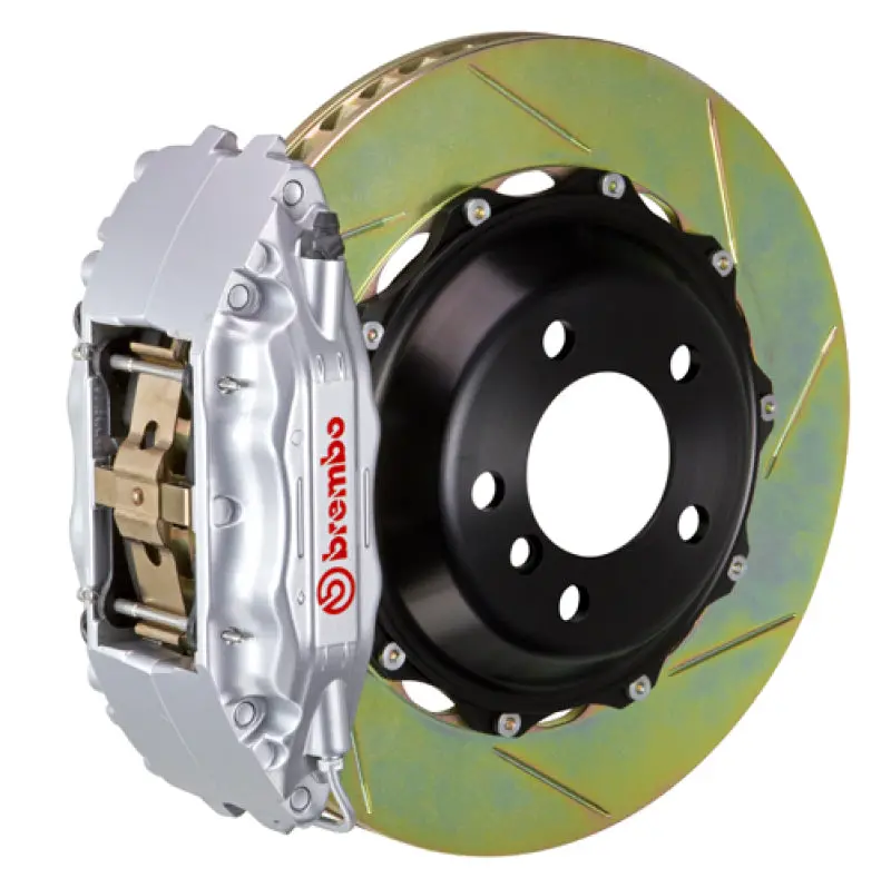 Brembo Gt Big Brake Kit For Porsche 993 – Front 4-Piston Calipers, Two-Piece Slotted Rotors (332X32Mm), Silver Finish 1