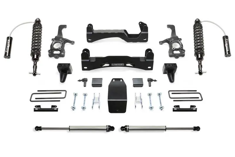 Fabtech 6-Inch Performance Lift System For 2015–2020 Ford F-150 4Wd – Includes 2.5" Coilovers & Rear Dual-Stage Shocks 1