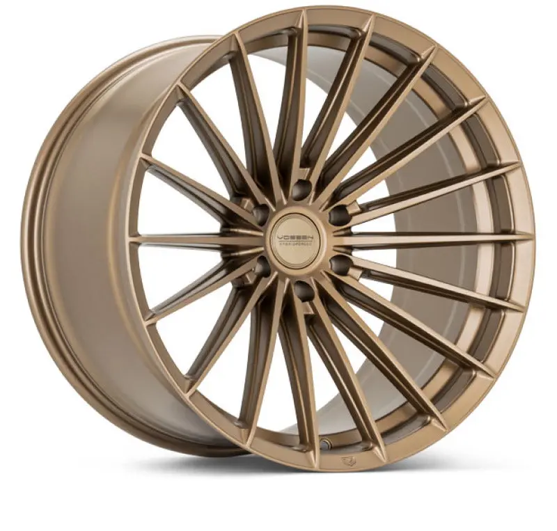 Vossen Hfx-4 Forged Alloy Wheel – 18X9 Inches, 6X135 Bolt Pattern, Et0 Offset, Satin Bronze Finish 1